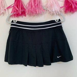 Black and White Tennis Skirt